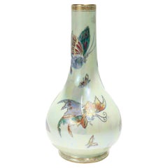Ancien vase Wedgwood Daisy Makeig-Jones Fairyland Lustre Butterfly n° Z4832
