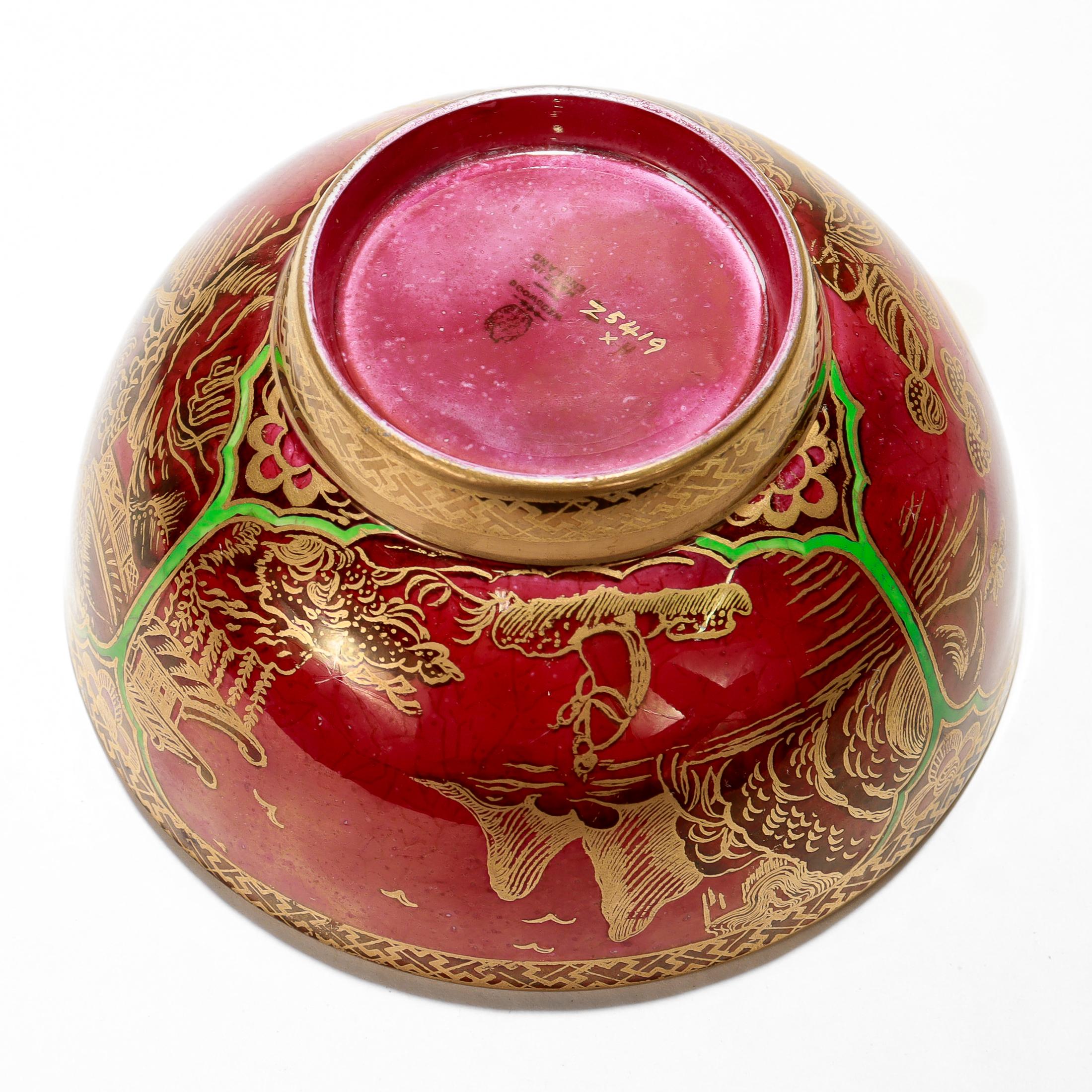 Bol Wedgwood Daisy Makeig-Jones Fairyland Lustre 'Daventry' n° Z5419 en vente 2