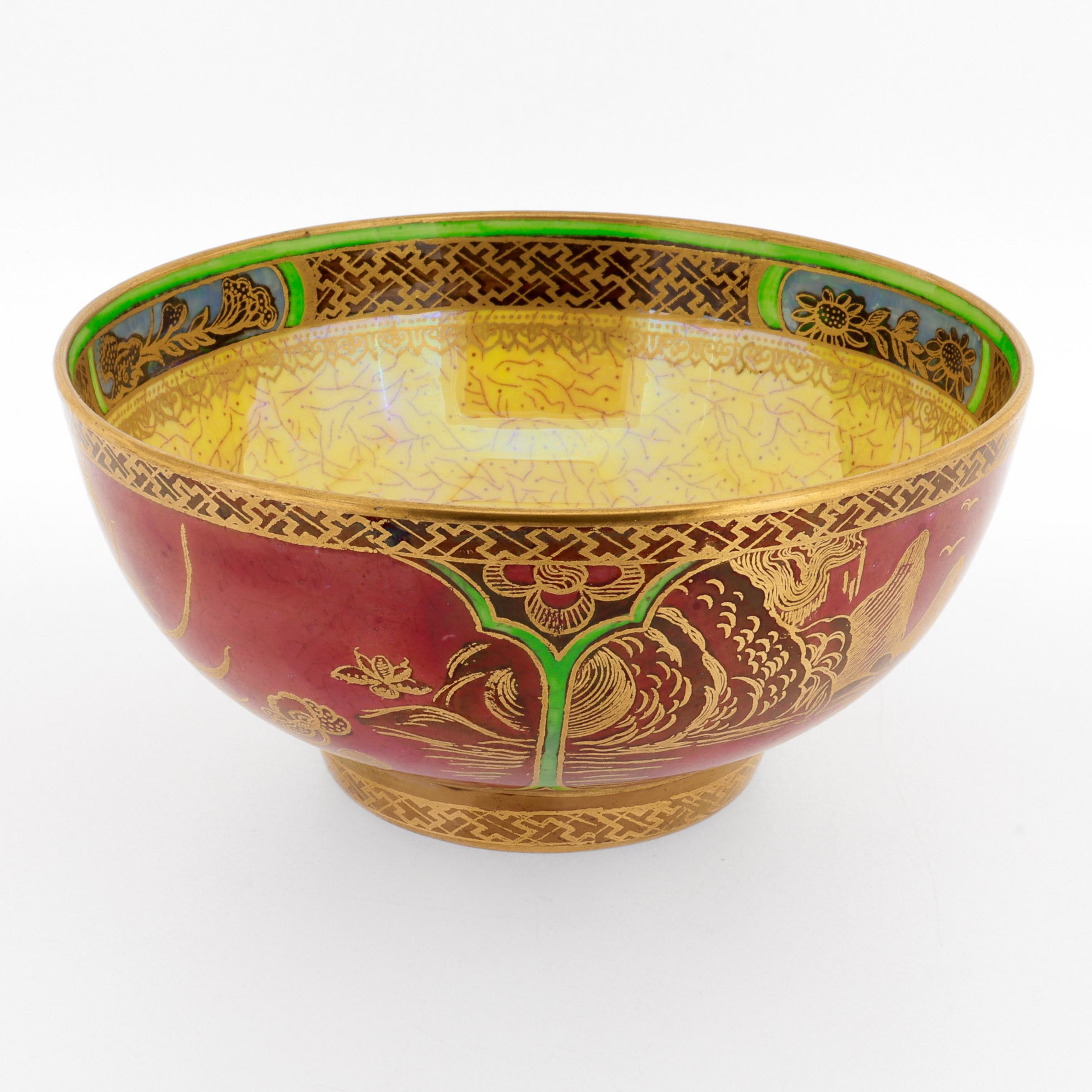 Porcelaine Bol Wedgwood Daisy Makeig-Jones Fairyland Lustre 'Daventry' n° Z5419 en vente