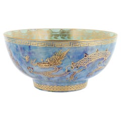 Bol Wedgwood ancien marguerite Makeig-Jones Fairyland avec dragon céleste doré