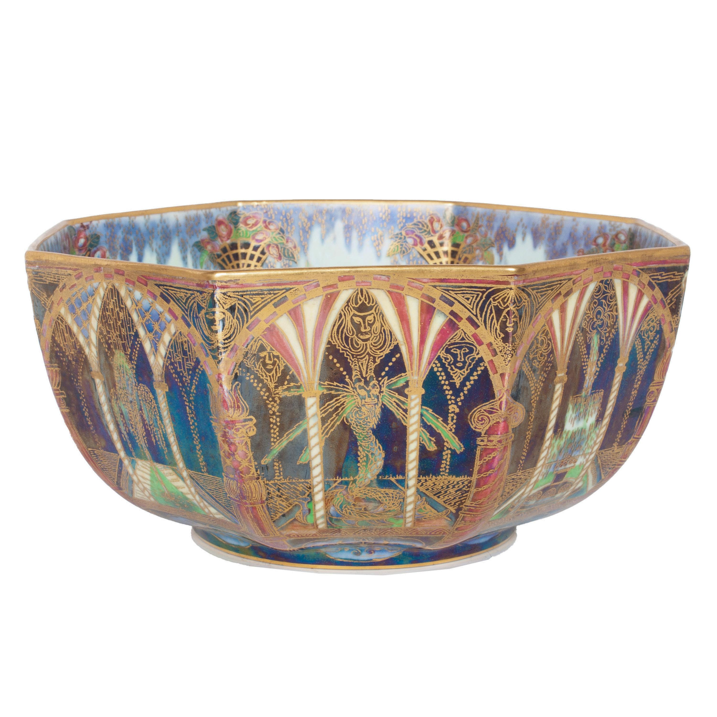 Antike Wedgwood Fairyland Lustre Porzellan 