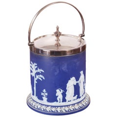 Antique Wedgwood Jasperware Biscuit Barrel