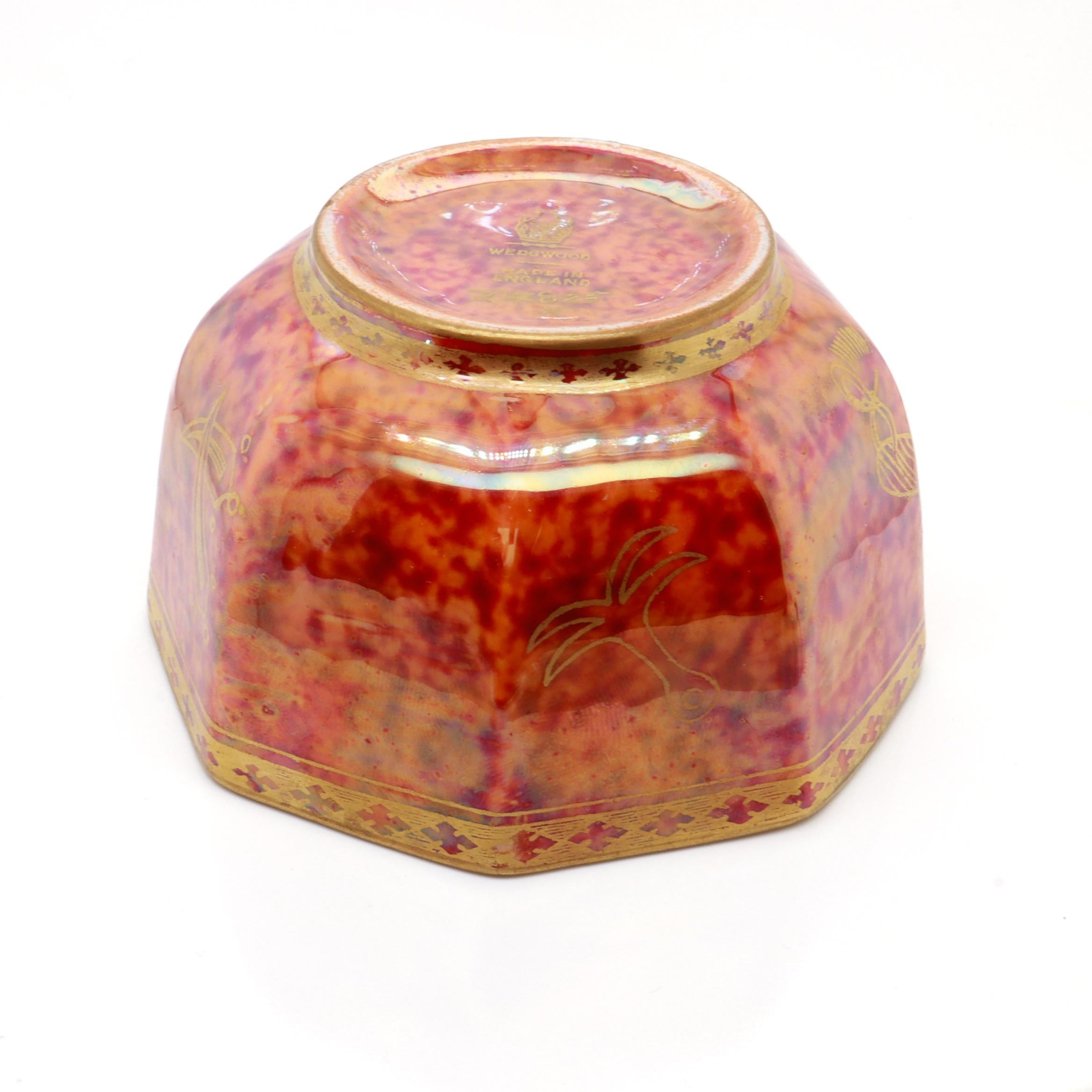 Antique Wedgwood Makeig-Jones Fairyland Lustre Butterfly Porcelain Bowl or Cup im Angebot 5
