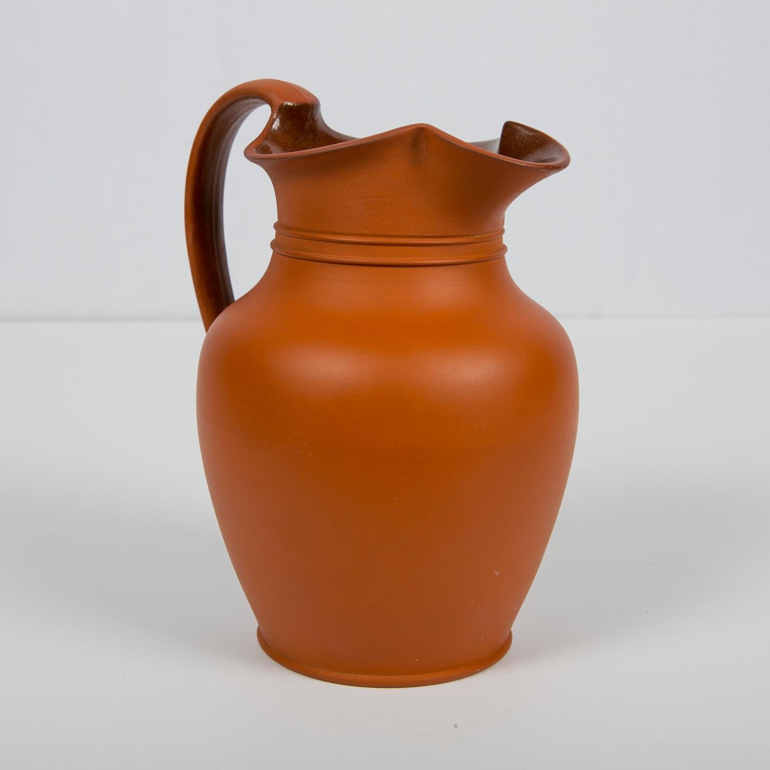 Antique Wedgwood Pitcher Rosso Antico, Mid-19th Century 3