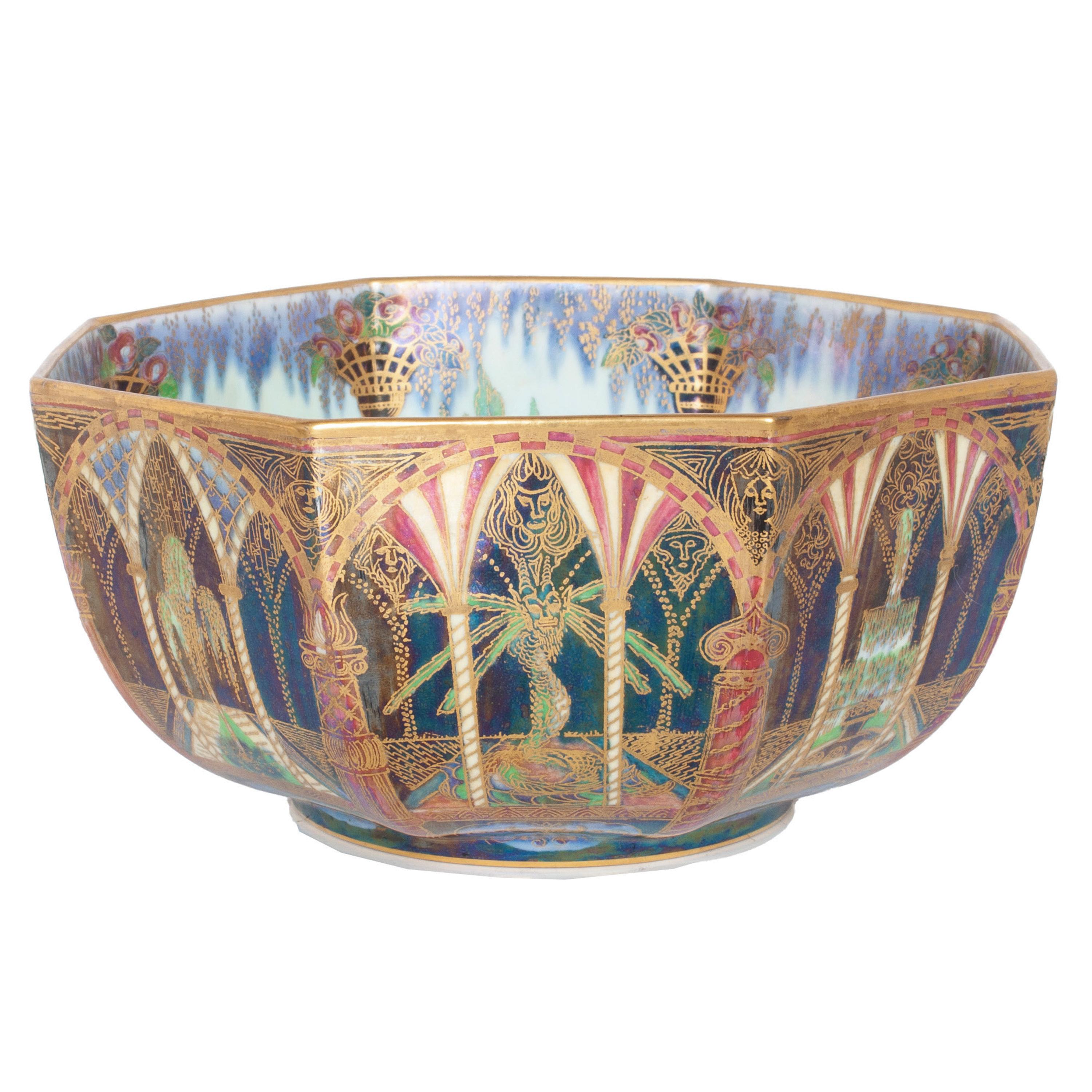 Antike Wedgwood Fairyland Lustre Porzellan 