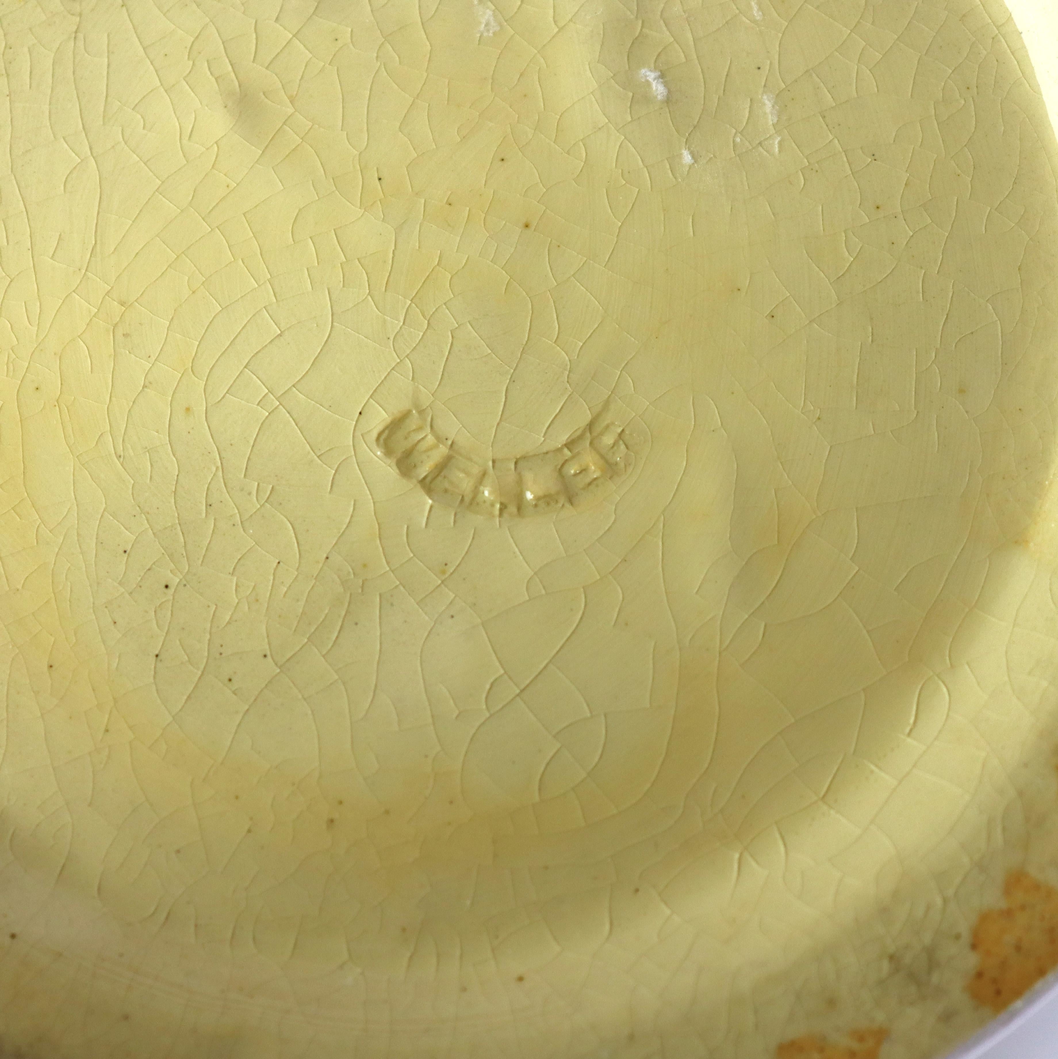 Antique Weller Art Pottery Tall Vase With Grape Vine Pattern Signed C1920 For Sale 7