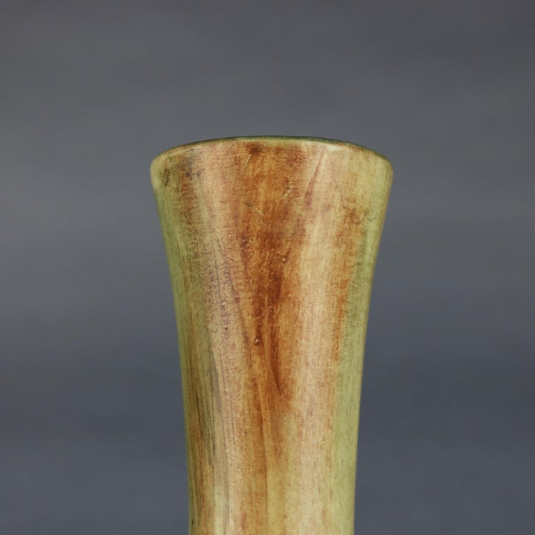 Antique Weller Art Pottery Woodcraft Baldin Apple Vase, Circa 1930 at