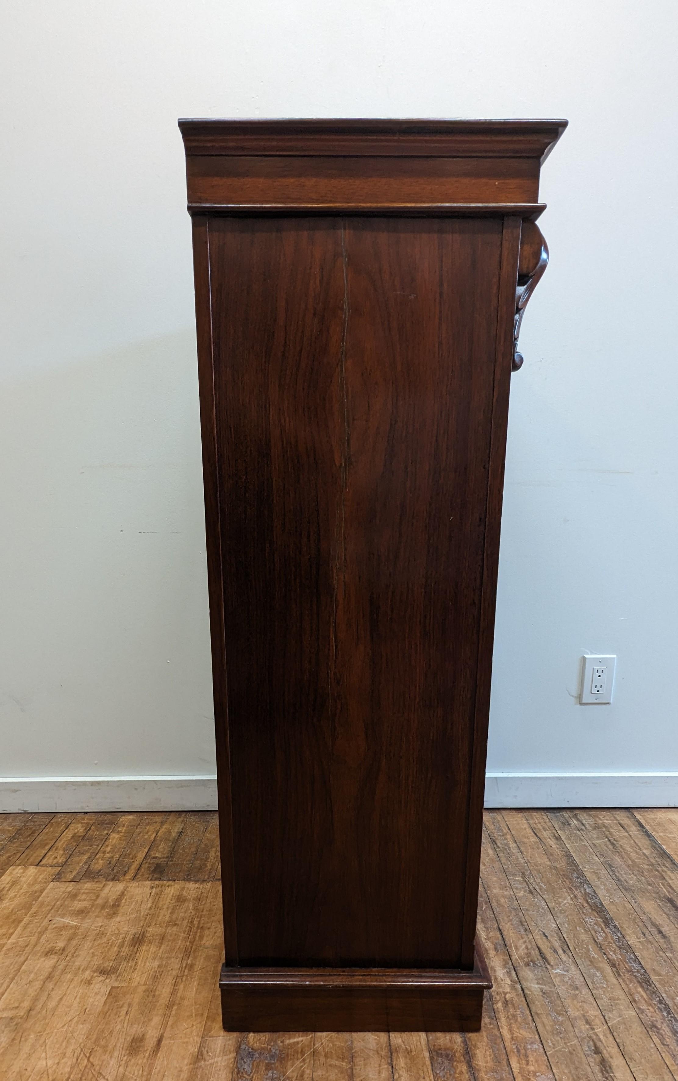 English Antique Wellington Chest of Drawers