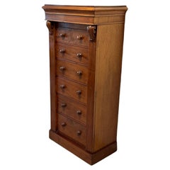 Antique wellington chest of drawers