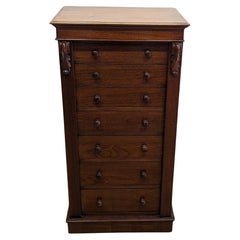 Antique Wellington Chest of Drawers 