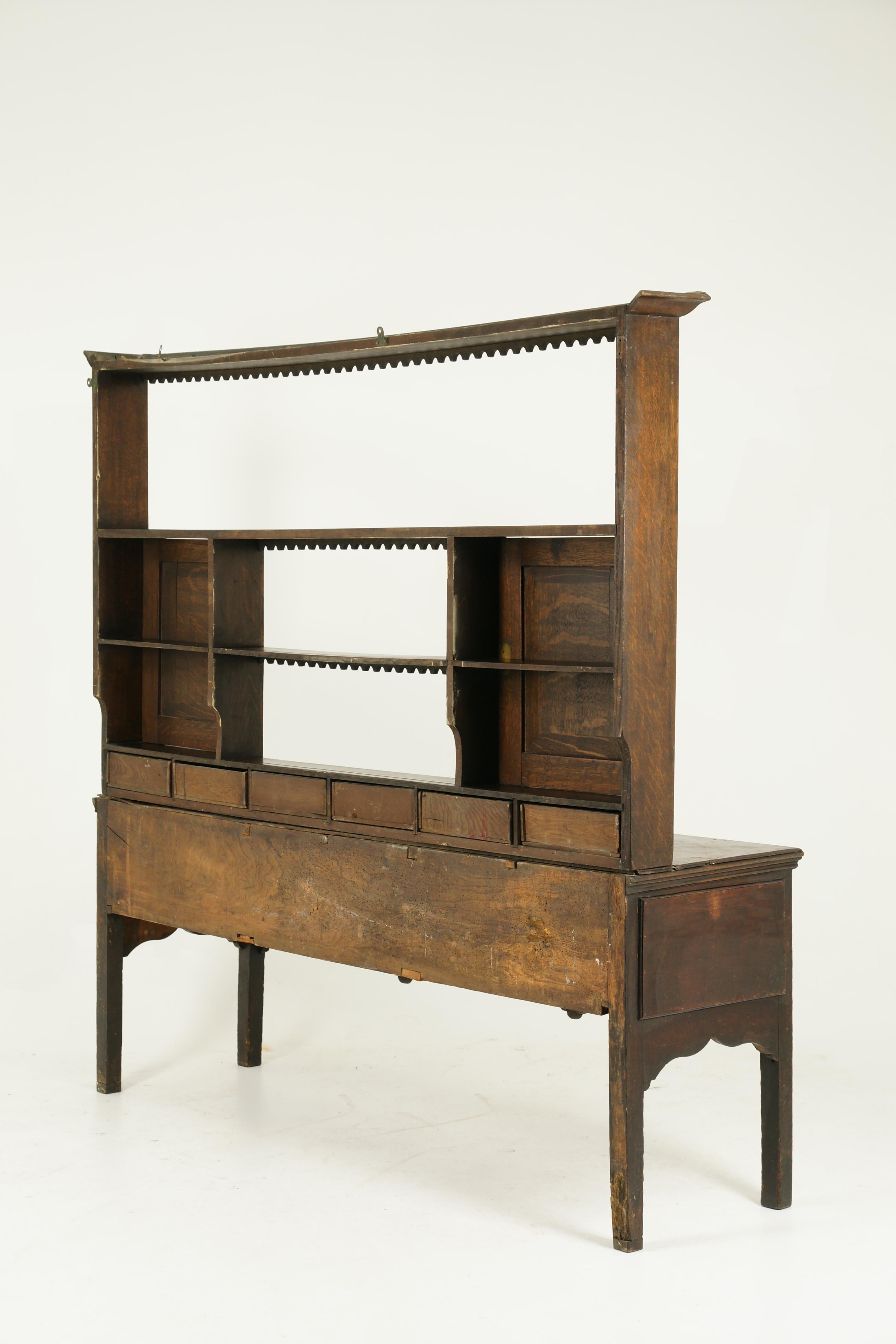 Antique Welsh Dresser, Antique Sideboard, Farmhouse Chic, England 1790, B1578 2