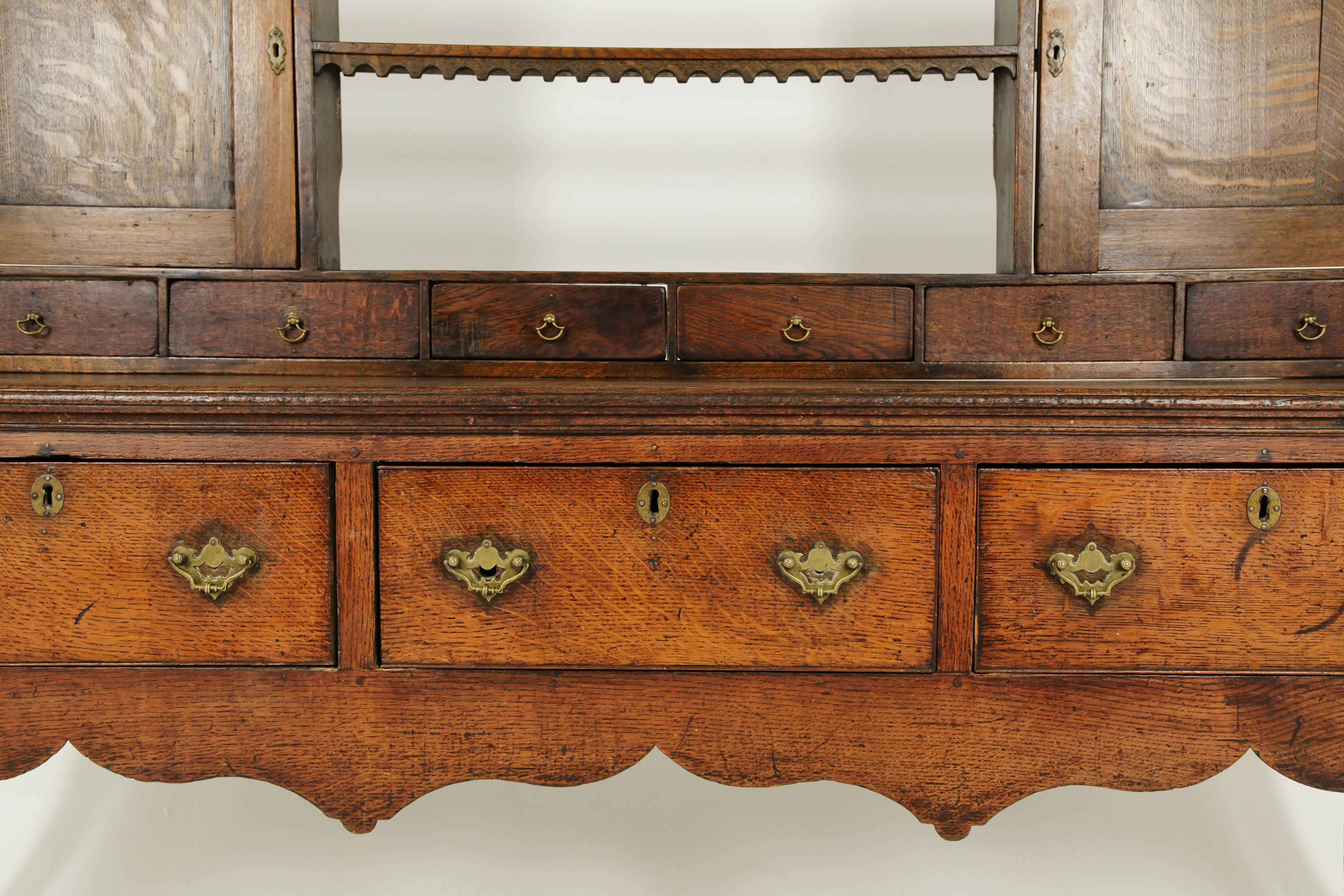 Georgian Antique Welsh Dresser, Antique Sideboard, Farmhouse Chic, England 1790, B1578