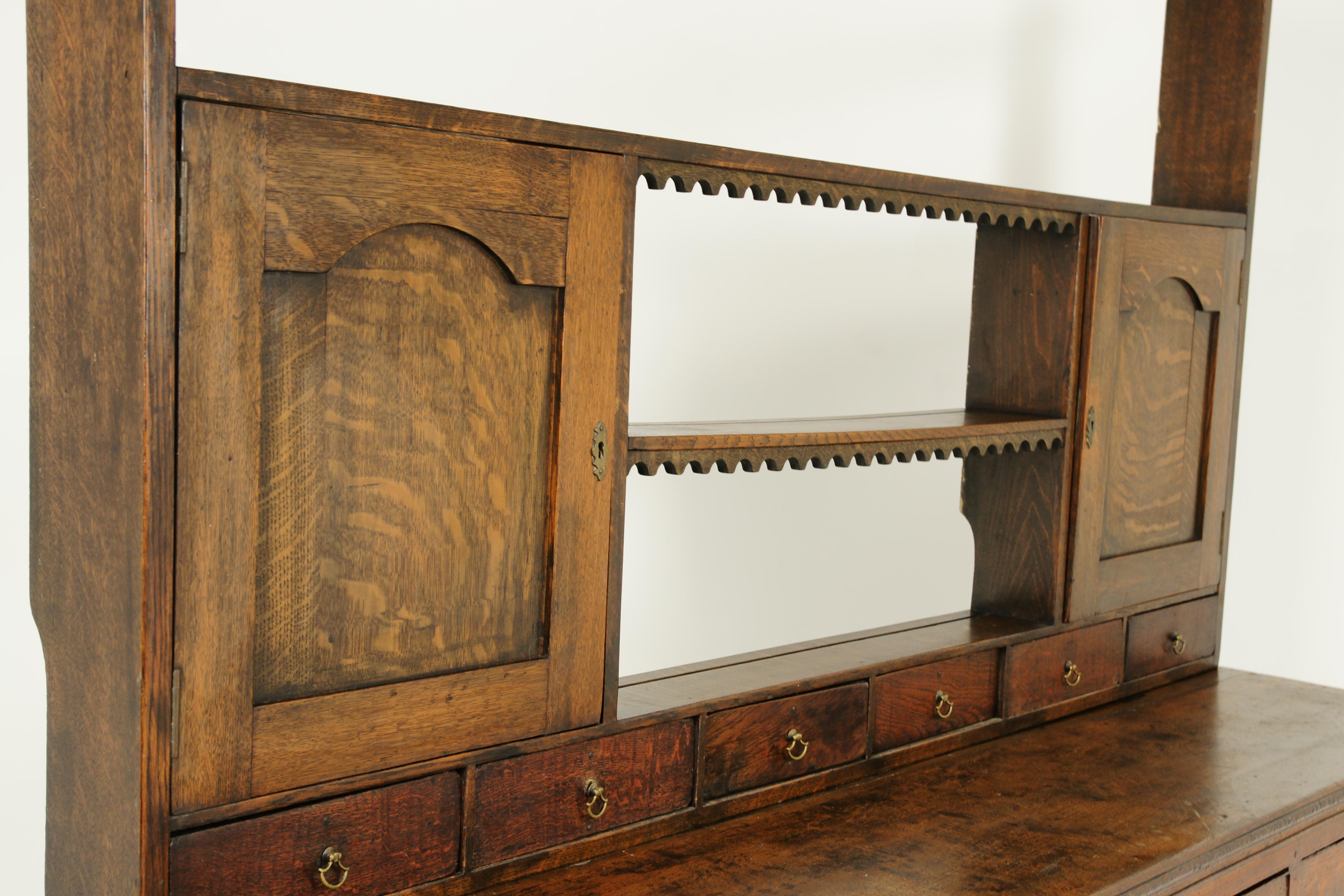 Antique Welsh Dresser, Antique Sideboard, Farmhouse Chic, England 1790, B1578 In Good Condition In Vancouver, BC