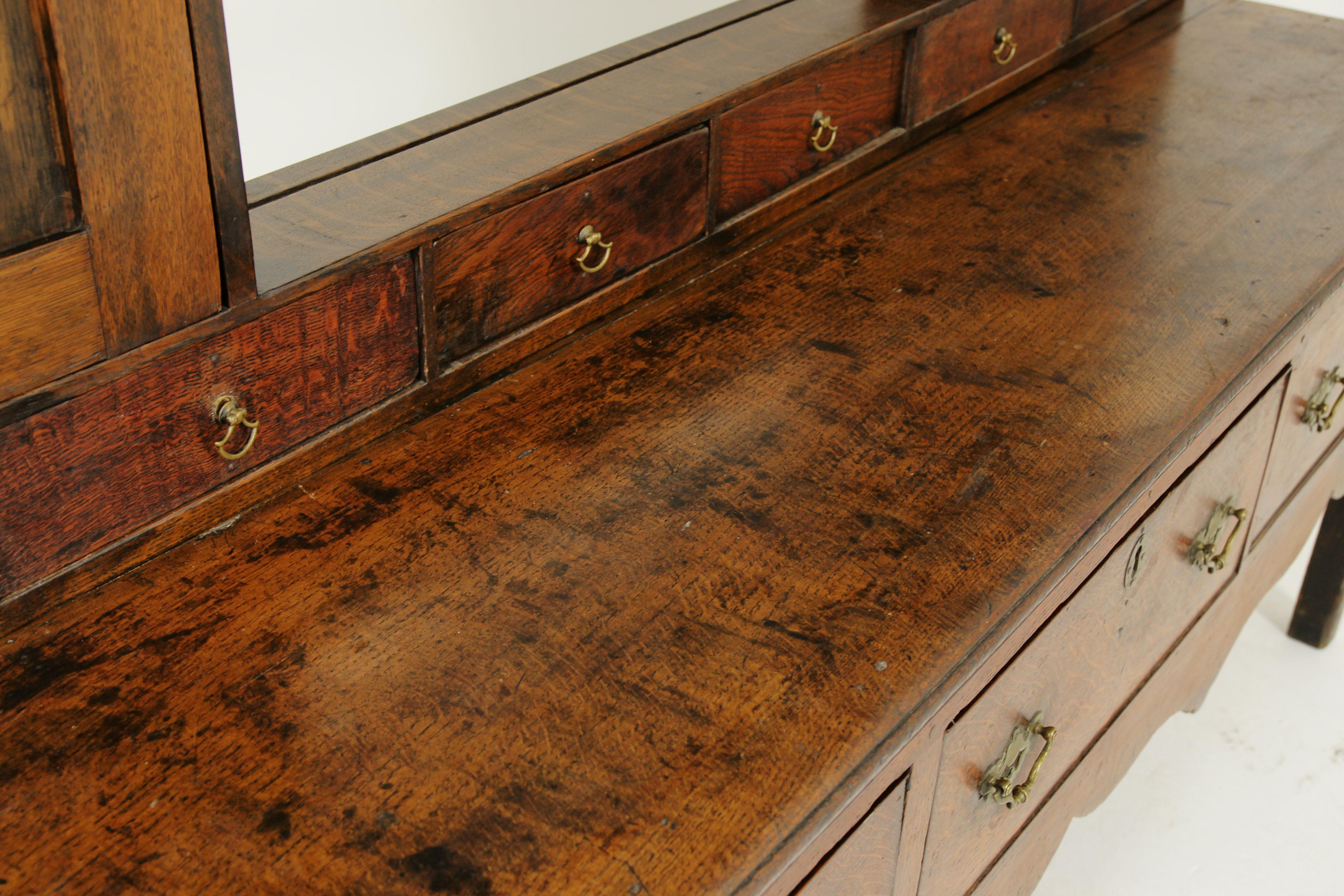 Oak Antique Welsh Dresser, Antique Sideboard, Farmhouse Chic, England 1790, B1578