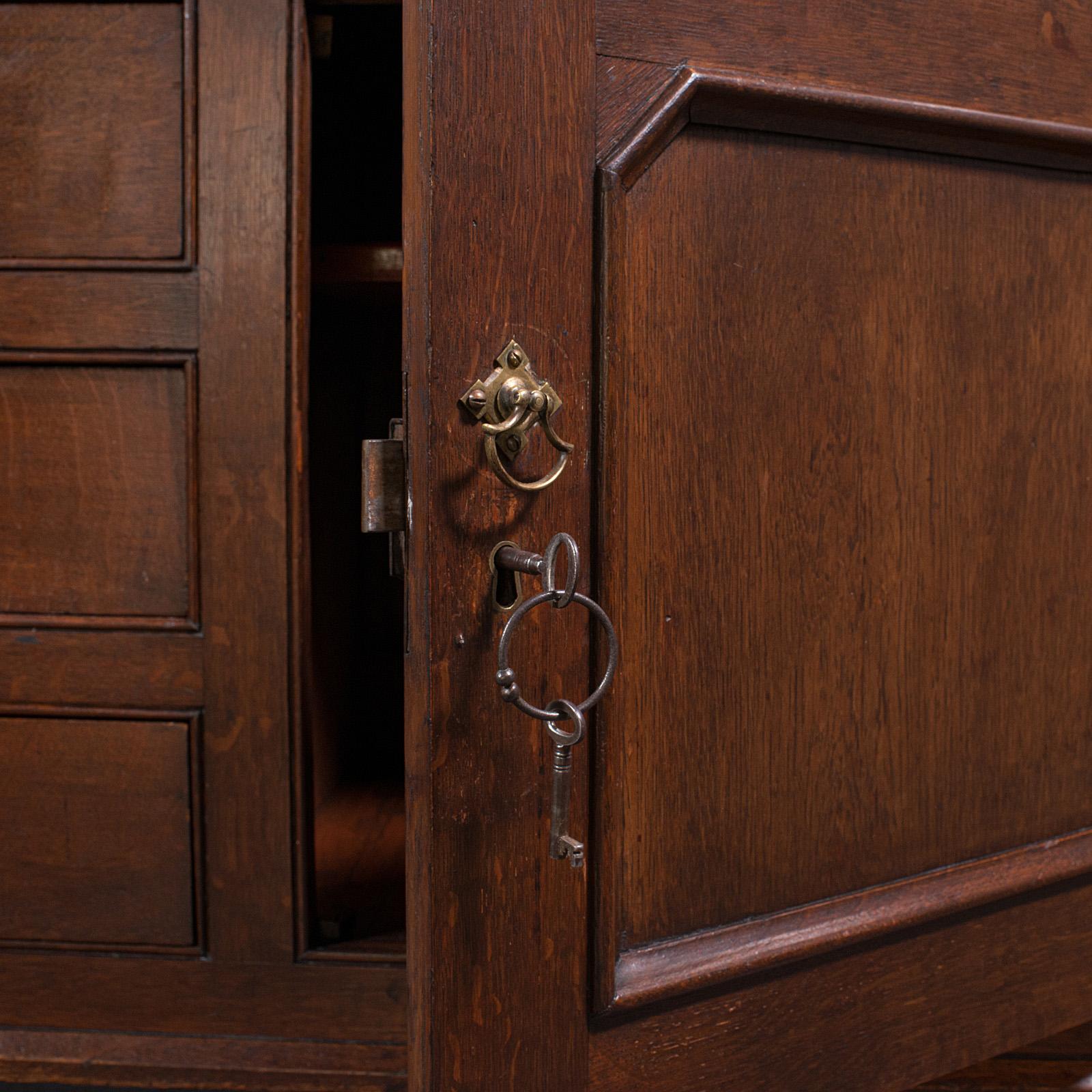 Antique Welsh Dresser, British, Oak, Sideboard Cabinet, Country House, Victorian 8