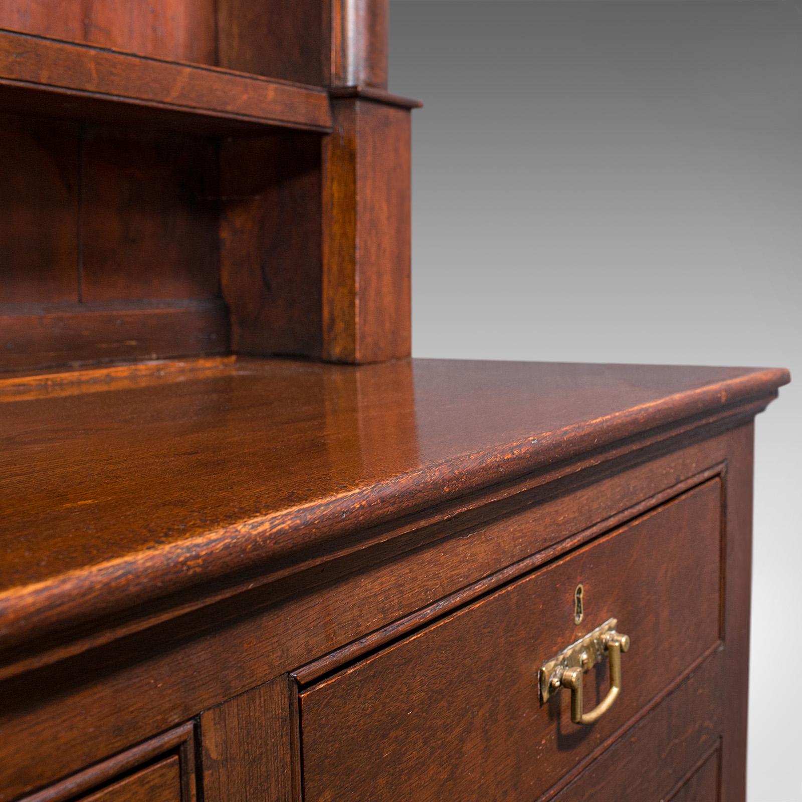 Antique Welsh Dresser, British, Oak, Sideboard Cabinet, Country House, Victorian 5