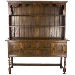 Ancienne commode galloise:: buffet en chêne:: Ecosse 1850:: Meubles Anciens