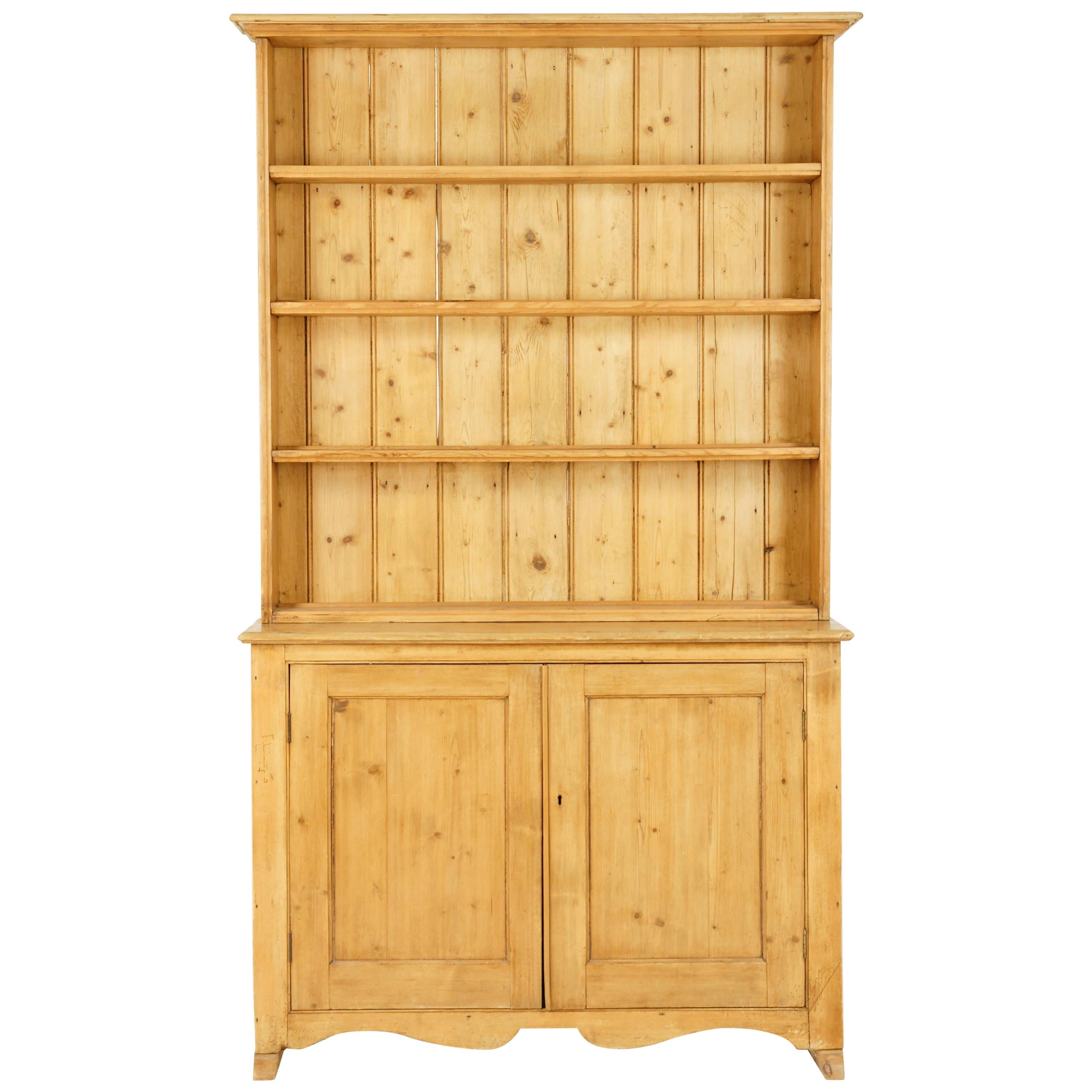 Antique Welsh Dresser, Pine Sideboard, Farmhouse Sideboard, Scotland, 1900