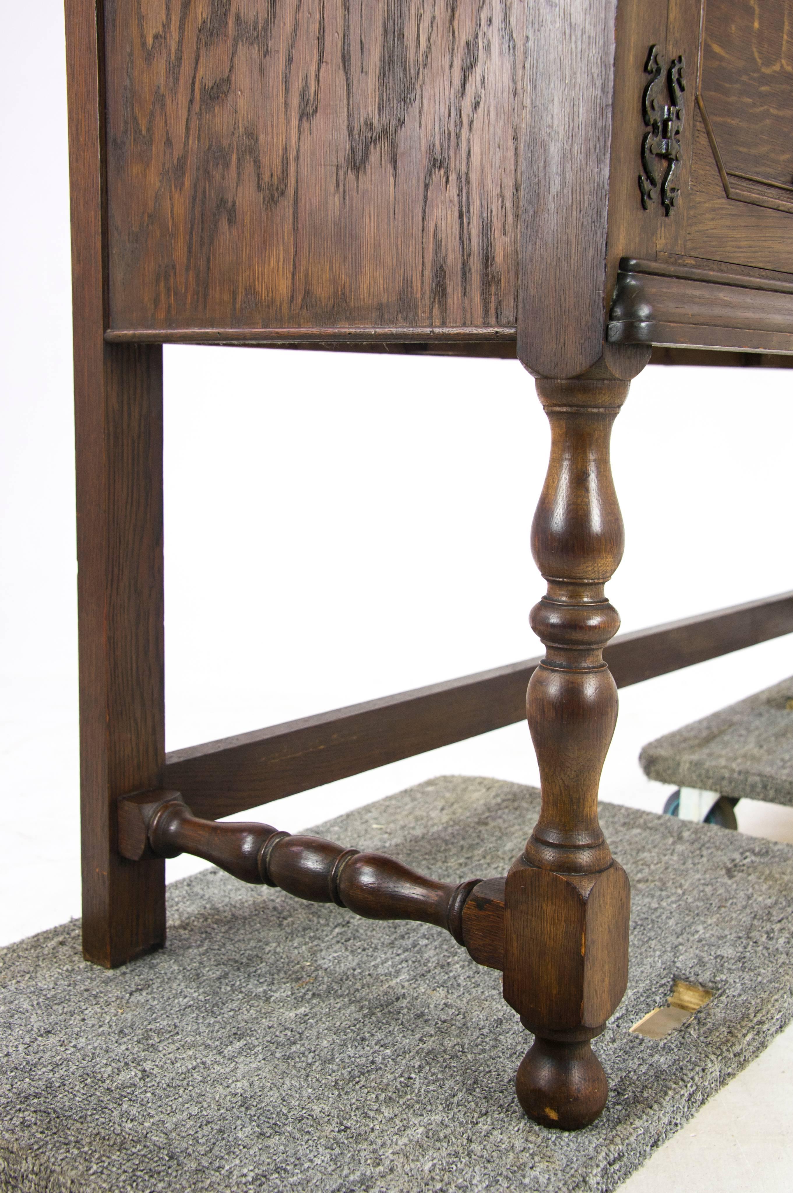 Ancienne commode galloise:: buffet en chêne:: Ecosse 1850:: Meubles Anciens 7