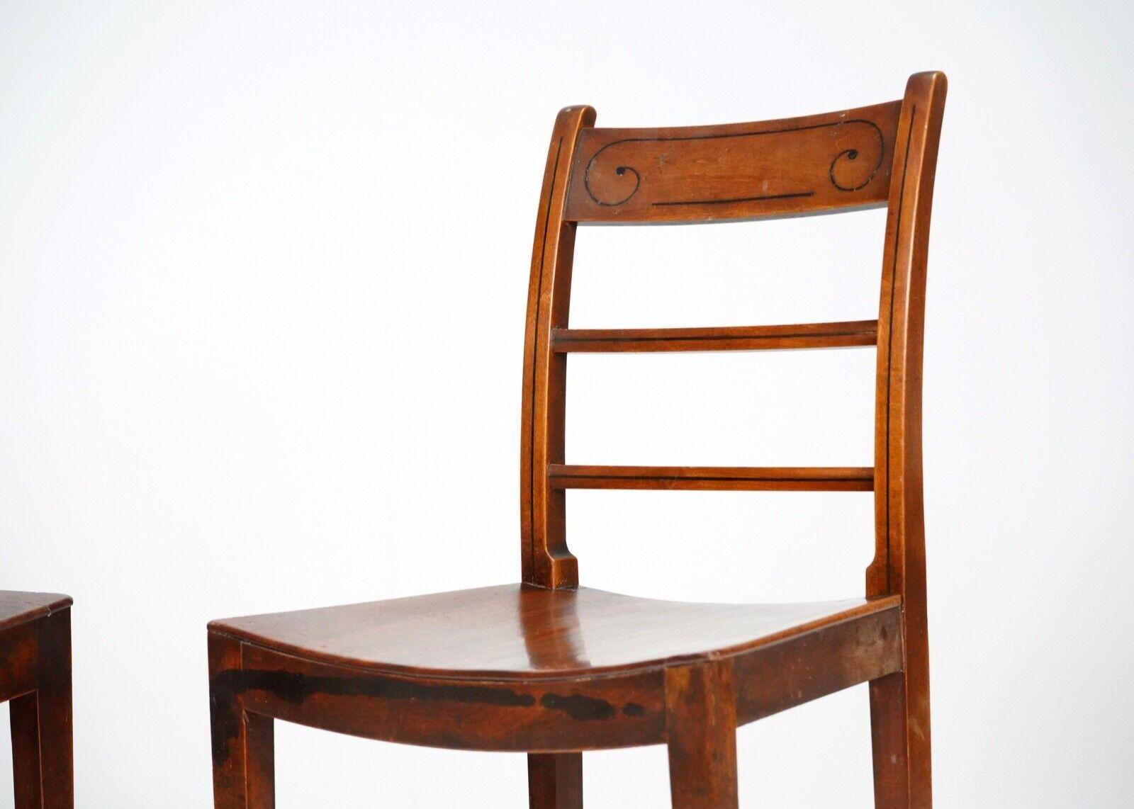 Country Antique Welsh Oak Farmhouse Dining Chairs