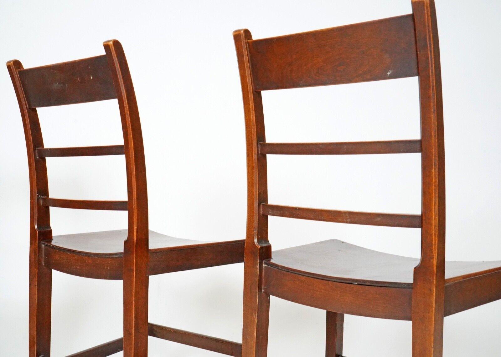 20th Century Antique Welsh Oak Farmhouse Dining Chairs