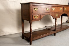 Antique Welsh Style Oak Hunt Board