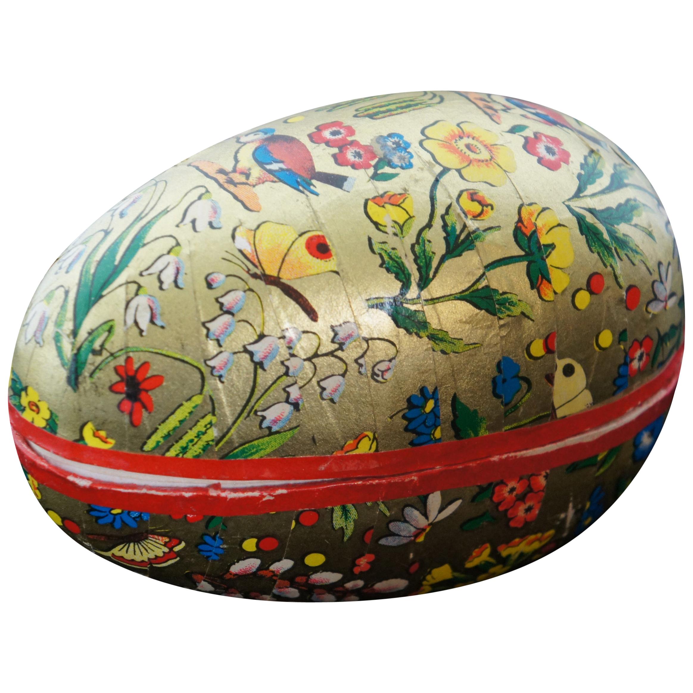 Papier Mache Shapes Sale 18cm Paper Mache Standing Easter Egg with Details