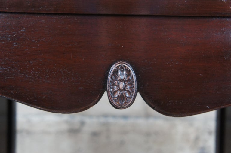 Antique West Michigan Furniture Co Sheraton Style Vanity Dressing Table