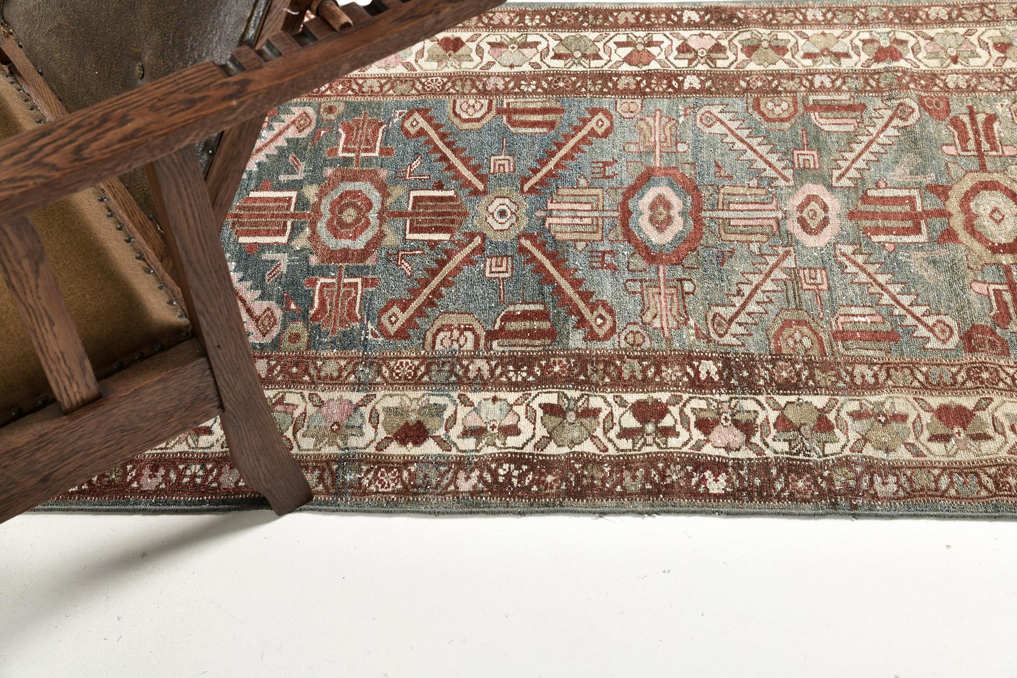 Antique West Persian Runner 28781 In Good Condition For Sale In WEST HOLLYWOOD, CA