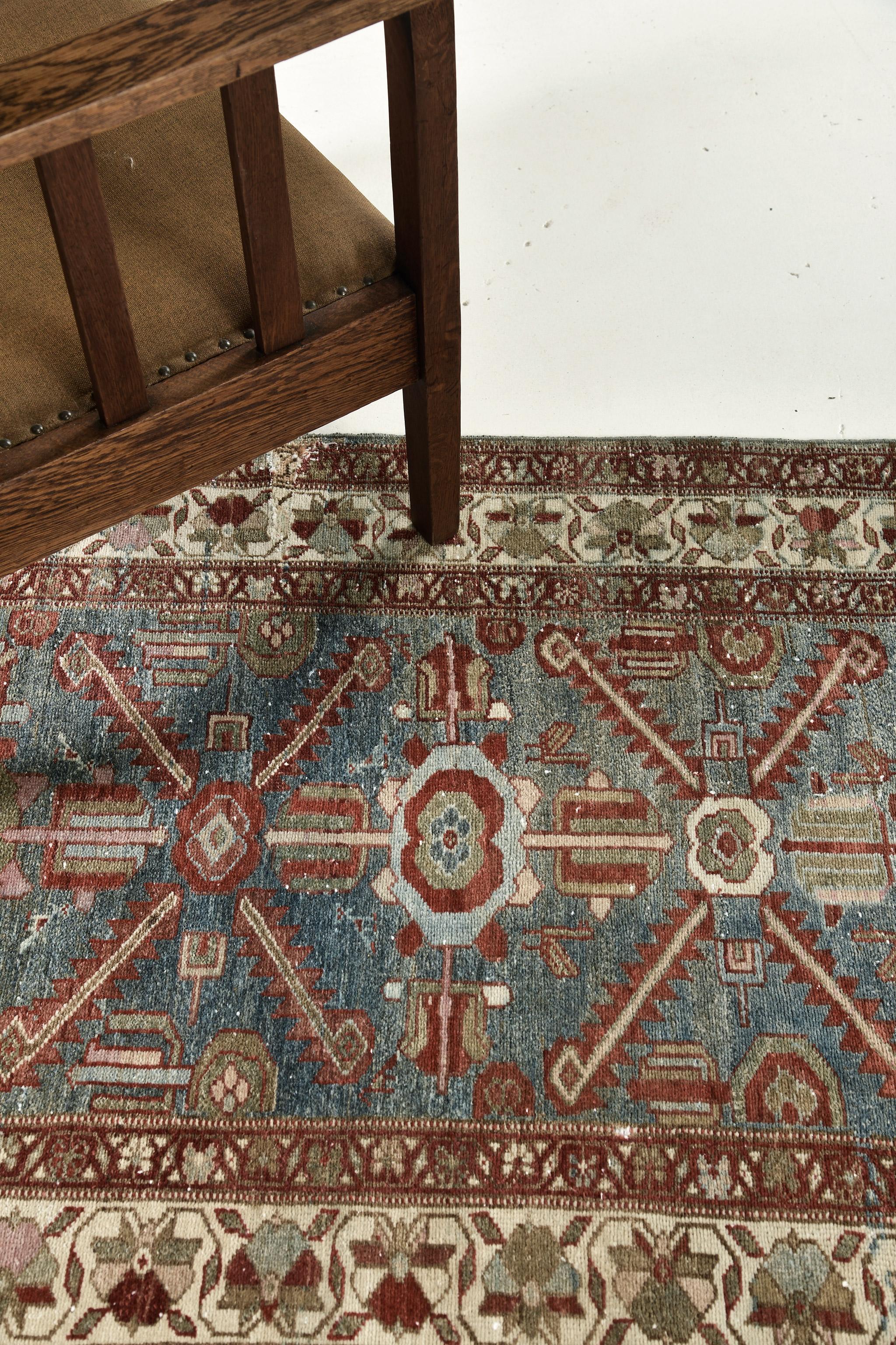 Early 20th Century Antique West Persian Runner 28781 For Sale