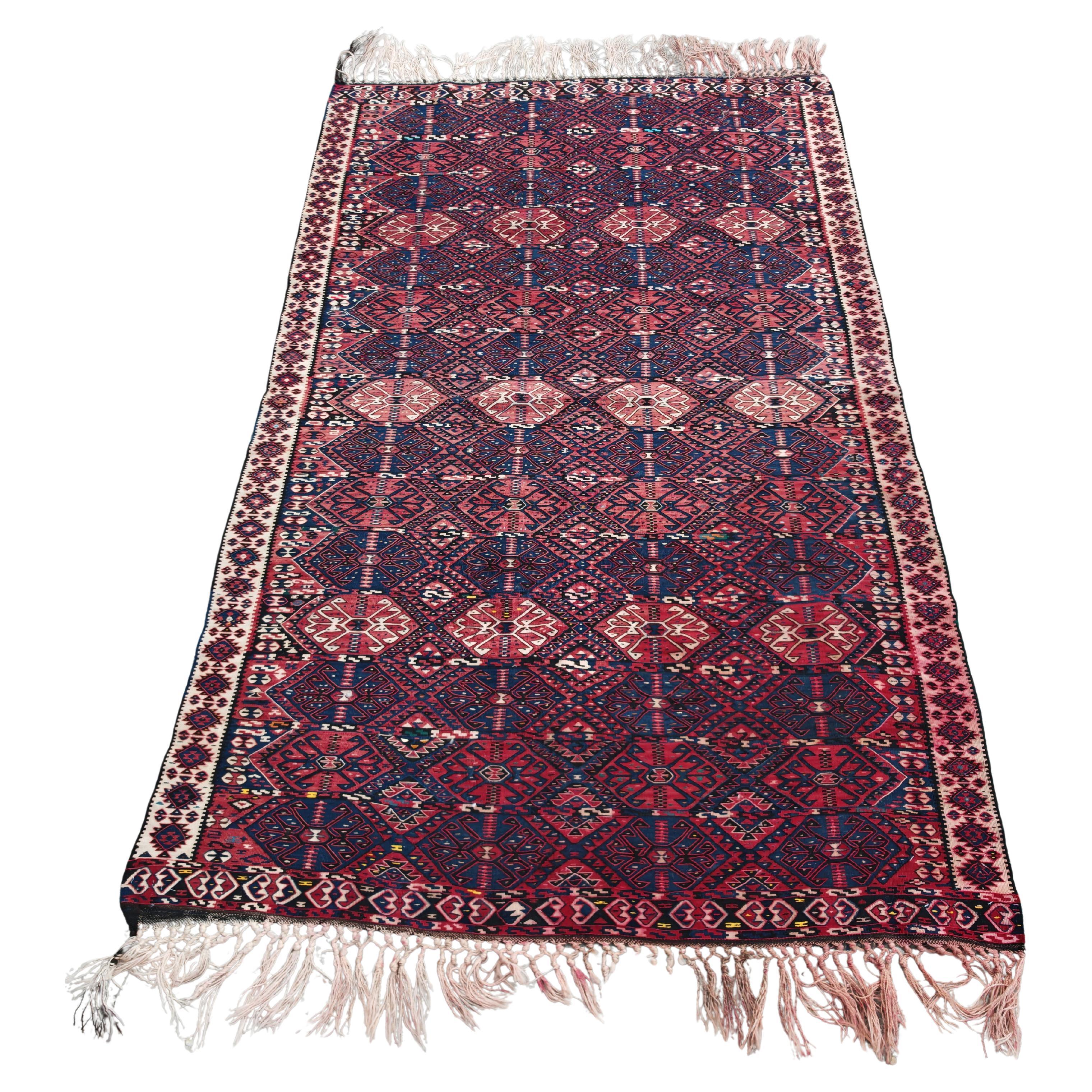 Antique West. Turkish rug from Van Lake region, Turkey 1890s