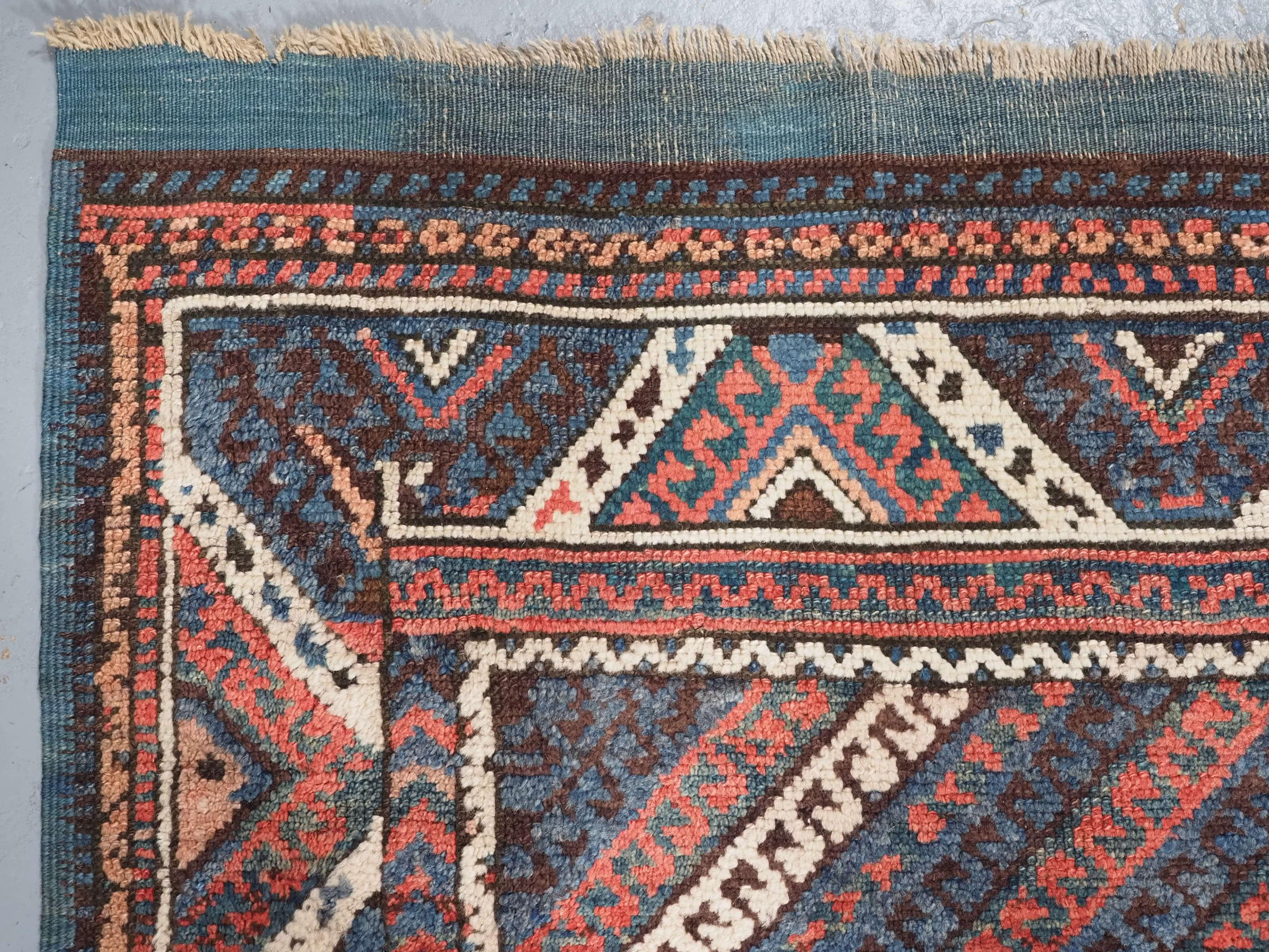 Wool Antique Western Anatolian Bergama region Karakecili rug of classic design.   For Sale