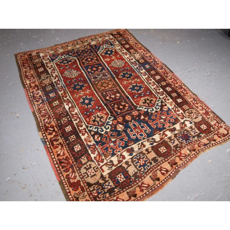 Antique Western Anatolian Bergama region Karakecili rug, of traditional design.

A very rustic West Anatolian rug with a traditional design that is also found in earlier rugs, the rug has a coarse weave and very earthy colour tones. as can be seen