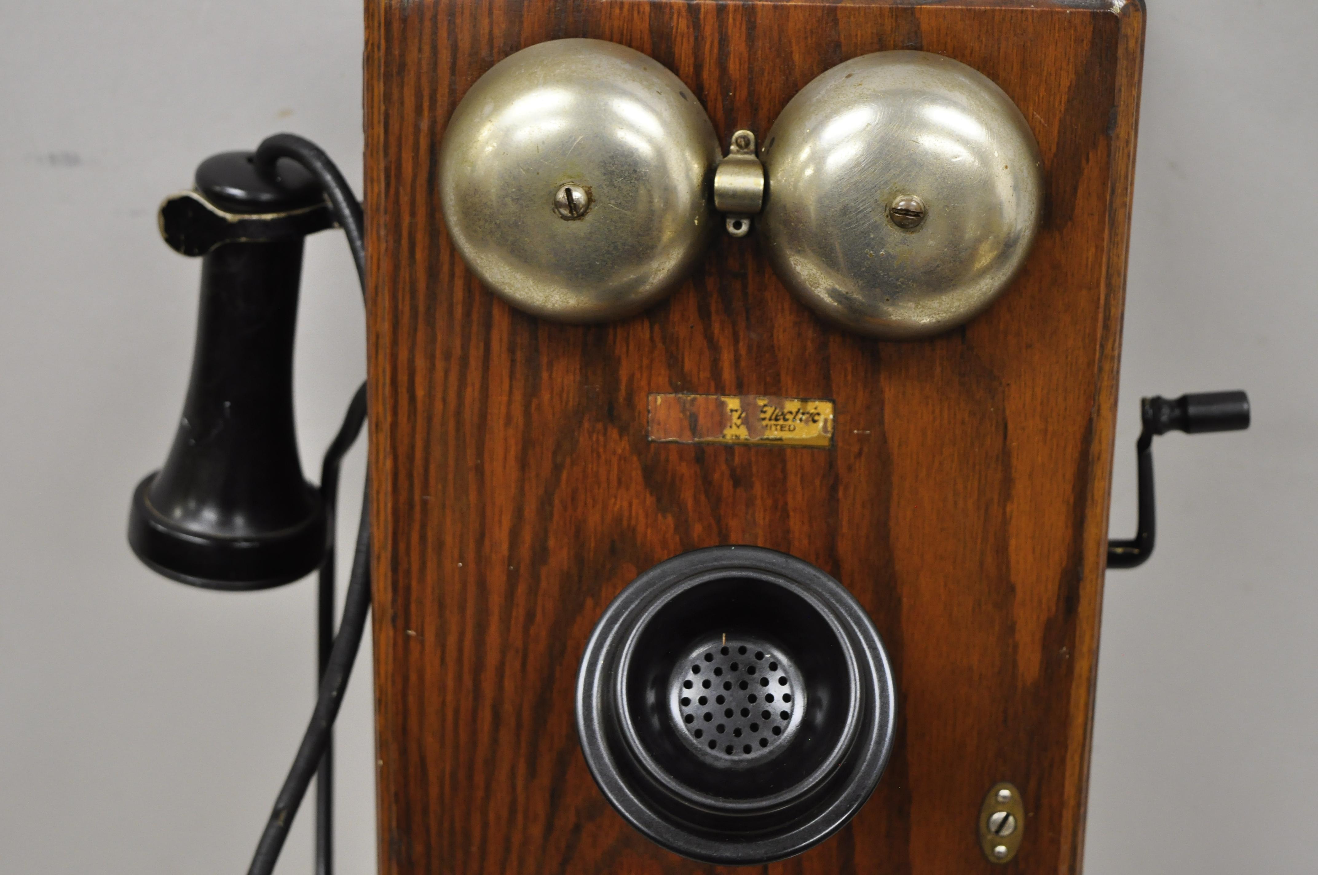 western electric antique wall phone