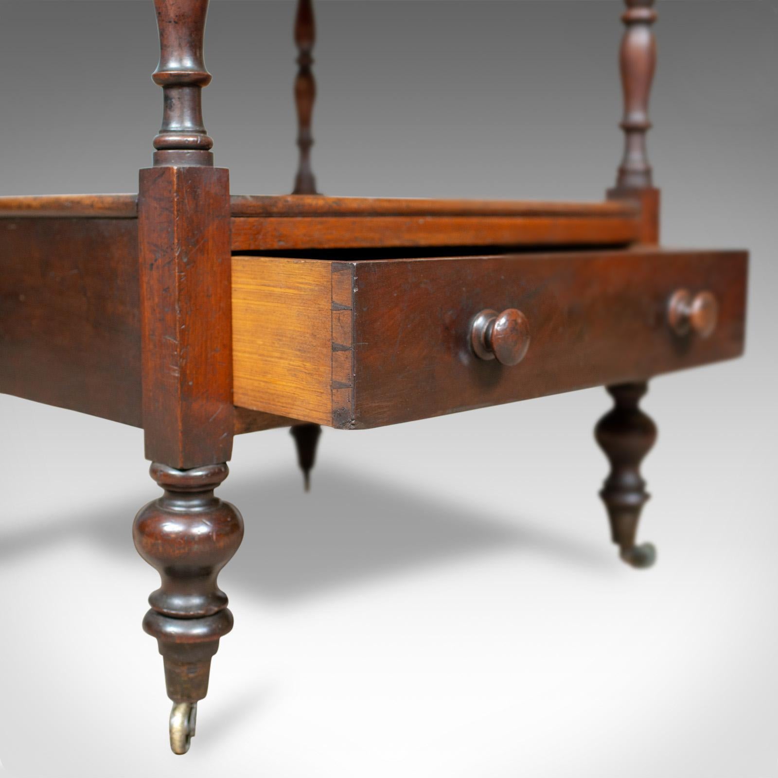 Antique Whatnot, English, Mahogany, Four-Tier, Regency, Display Stand circa 1820 3