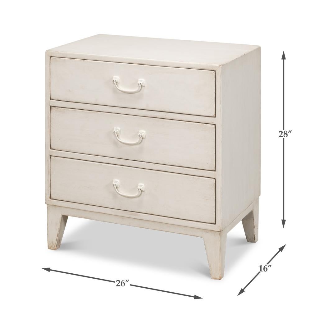 Antique White Chest of Drawers For Sale 4