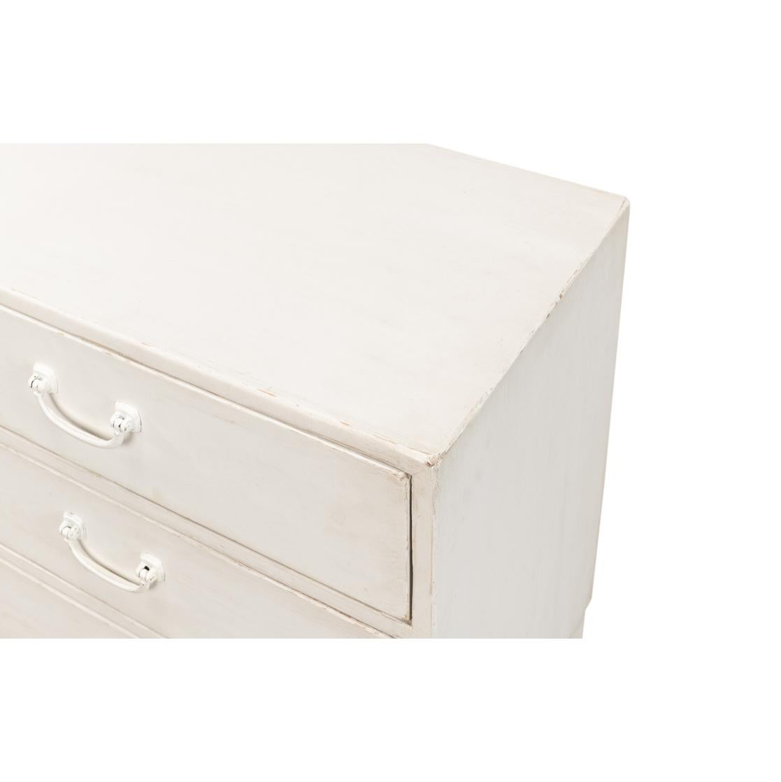Antique White Chest of Drawers For Sale 1