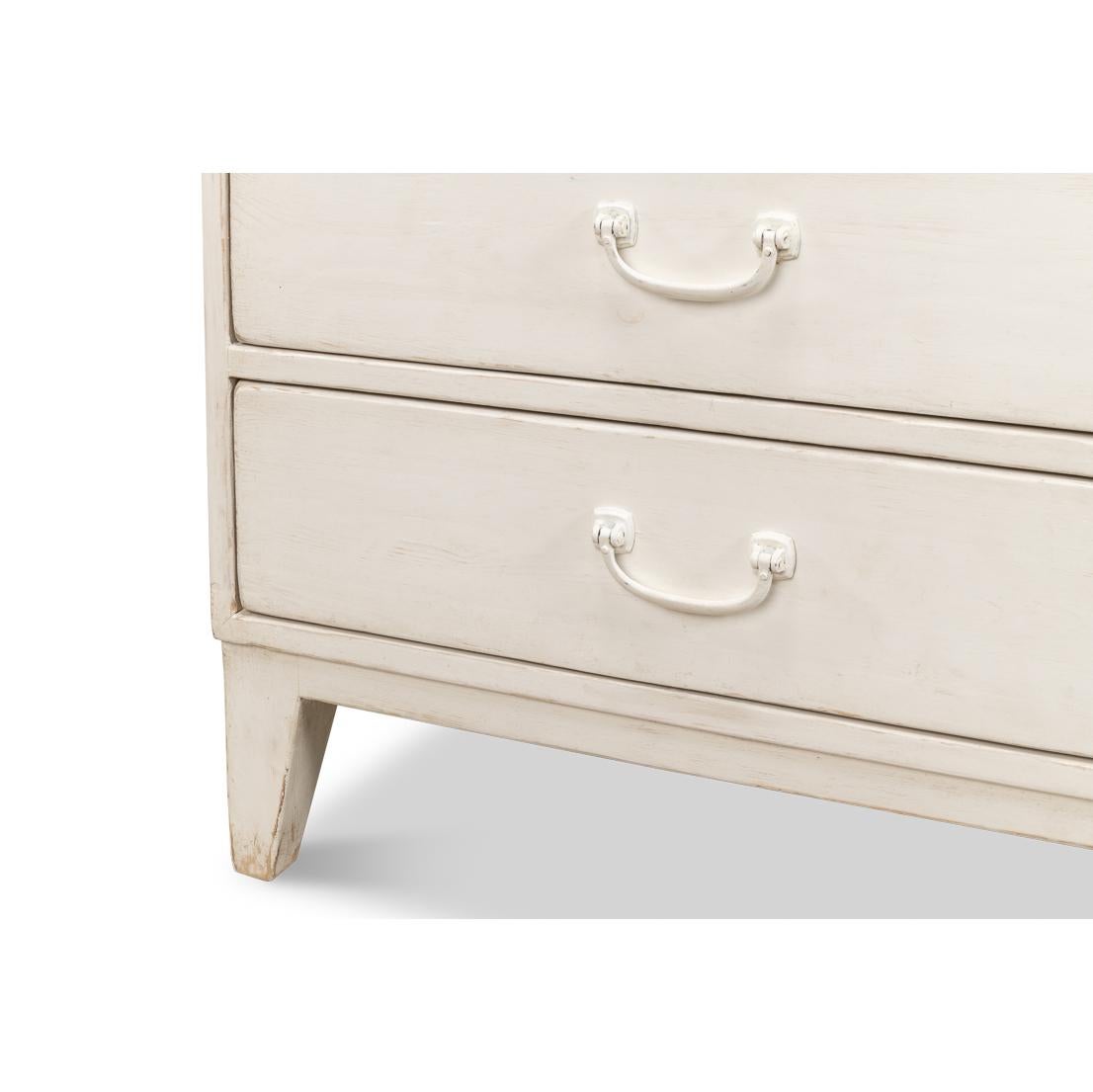 Antique White Chest of Drawers For Sale 2