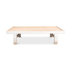 Antique White Farmhouse Coffee Table