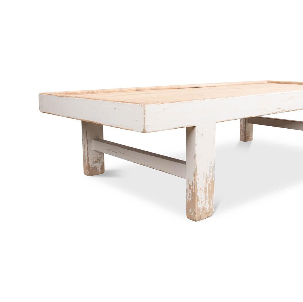 table de ferme blanche