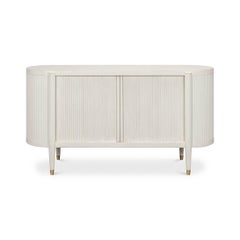 Antique White Fluted Sideboard