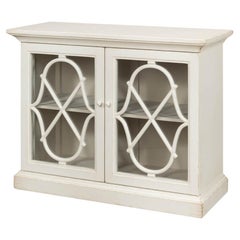 Antique White French Side Cabinet