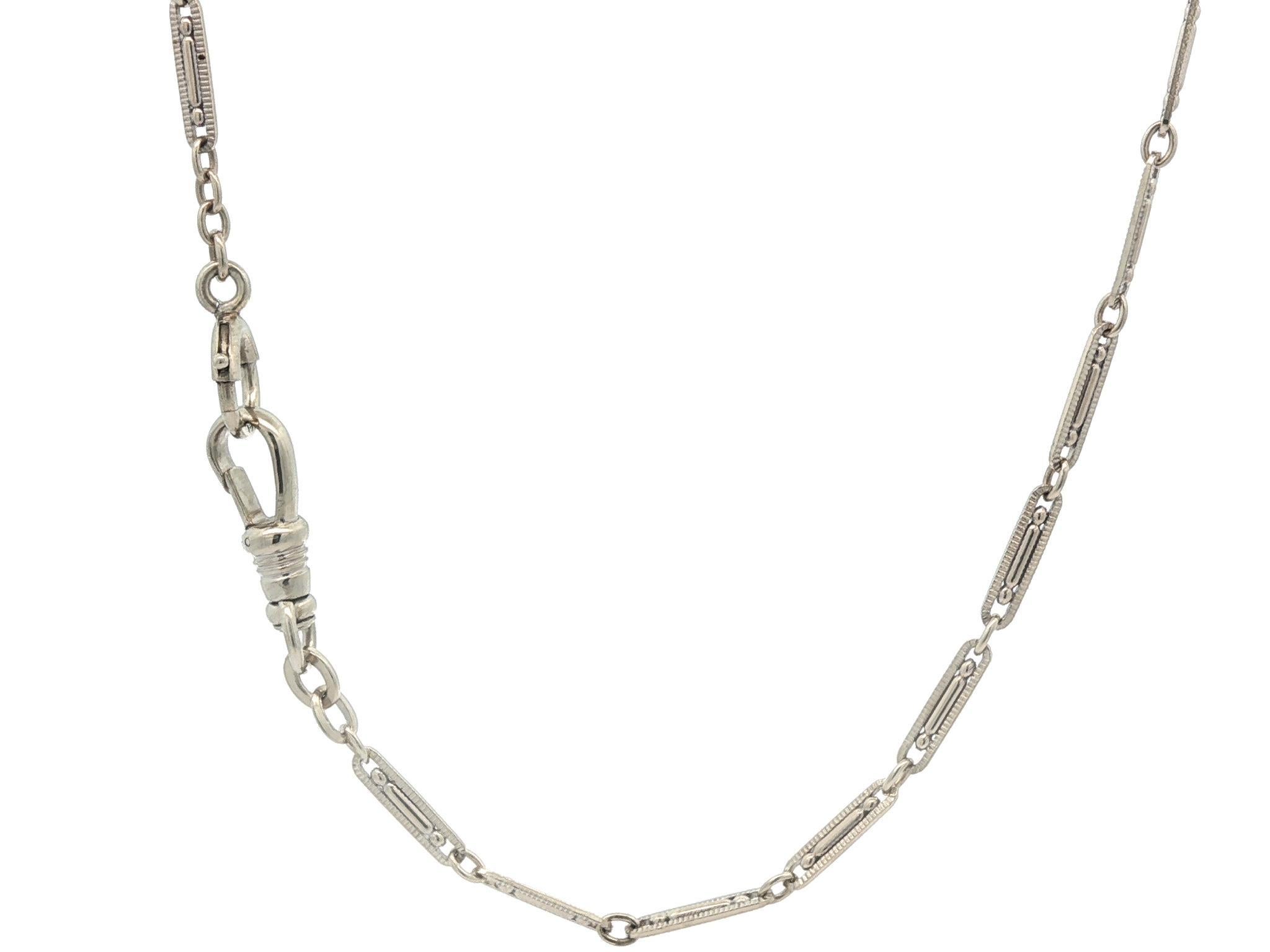 Women's or Men's Antique White Gold 13