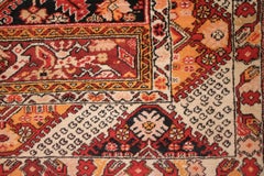 Antique White Ground Anatolian Kiz Ghiordes Rug