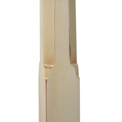 Antique White Maple Pencil Post Bed with Hand Carved Folk Art Bird Finials