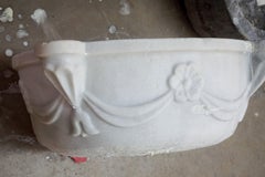 Antique White Marble Sink