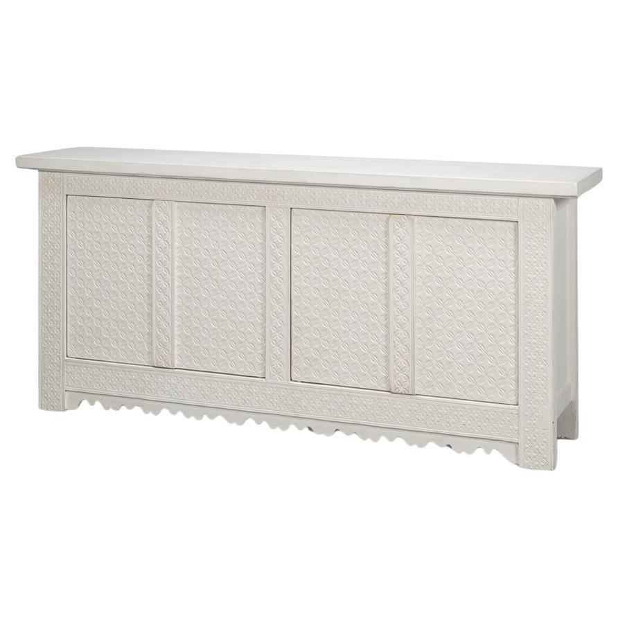 Antique White Moroccan Sideboard For Sale