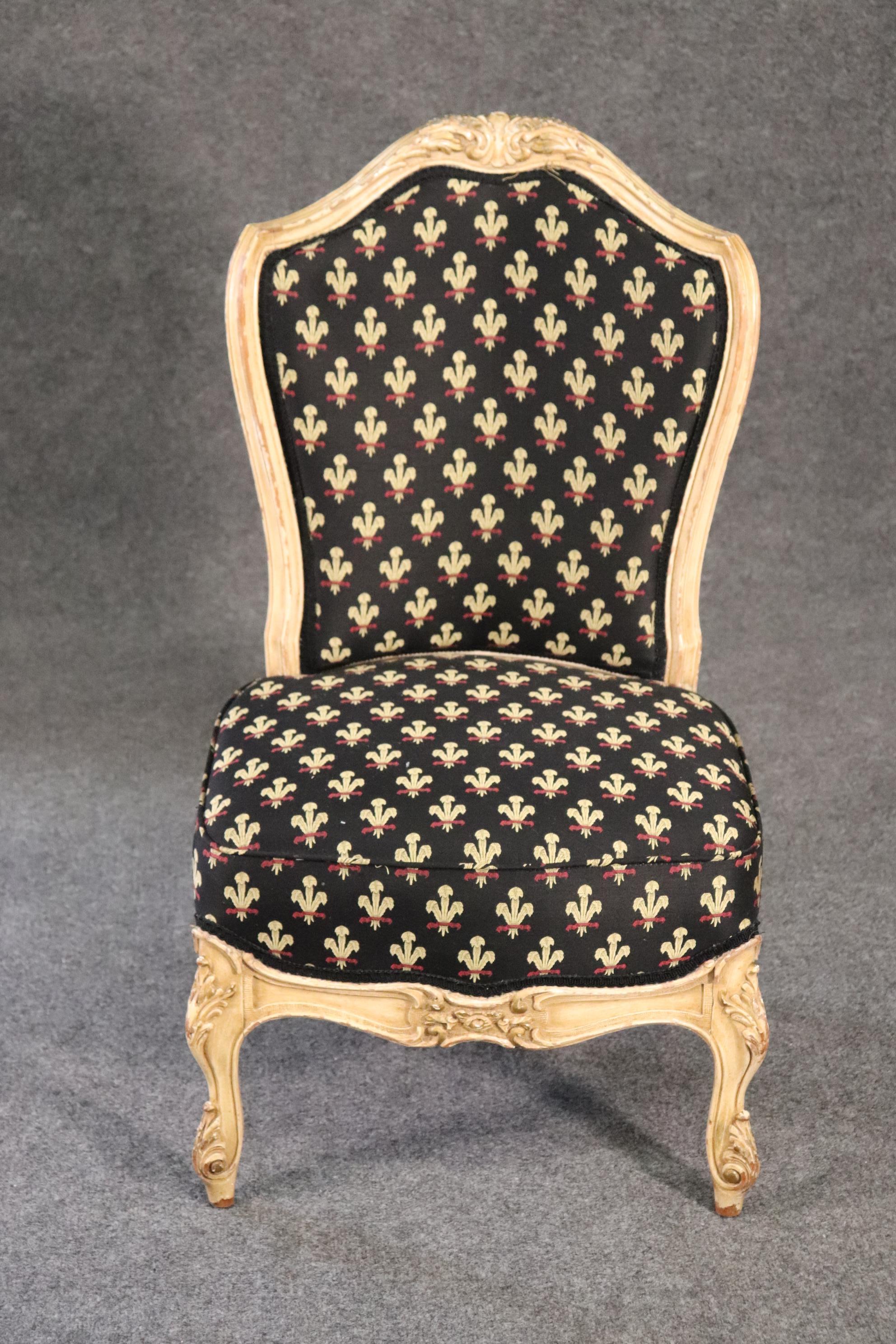 antique boudoir chair