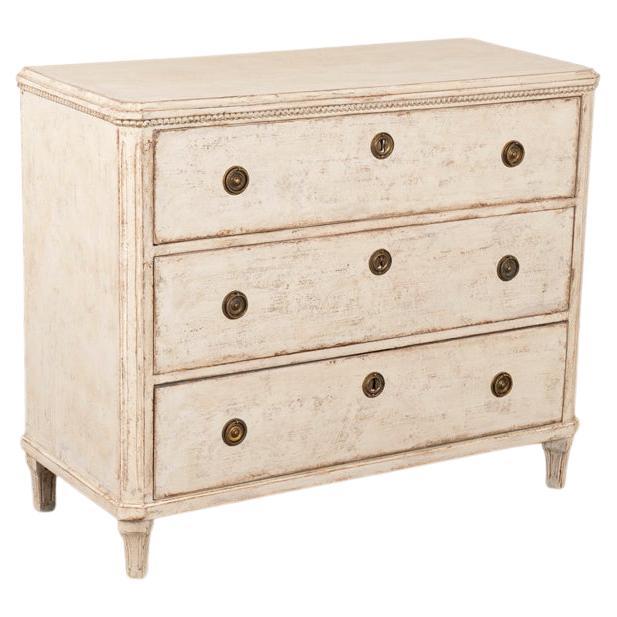 Antique Scrubbed Pine Chest of Drawers from Denmark at 1stDibs