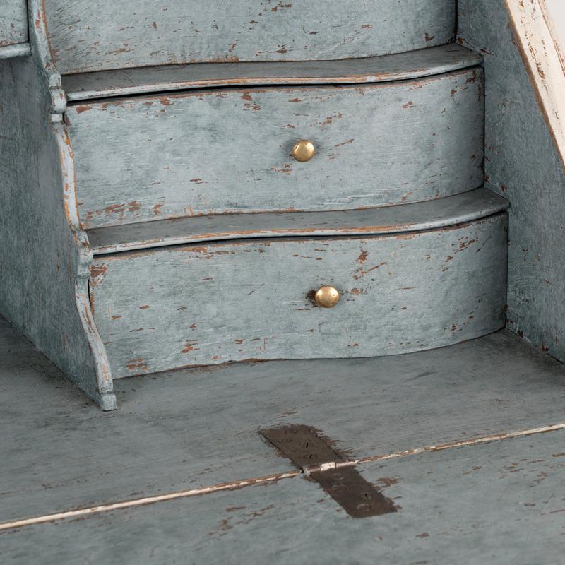 Antique White Painted Secretary Bureau from Sweden 1